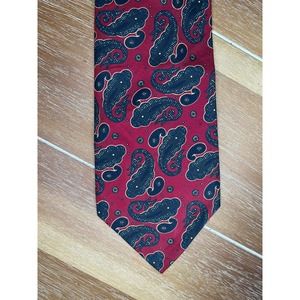 Robert Talbott Paisley Silk Tie Red Necktie